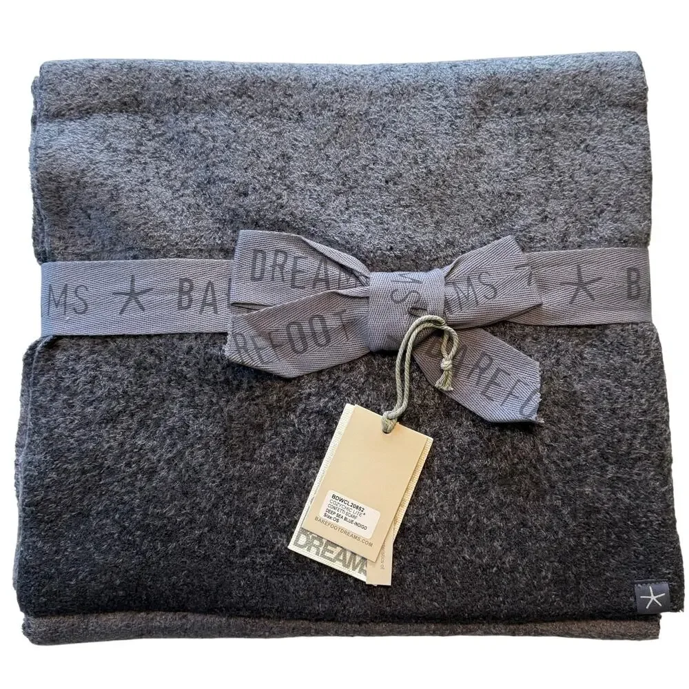 Barefoot Dreams‎ Cozychic Lite Confetti Scarf in Deep Sea Blue - Indigo NWT!